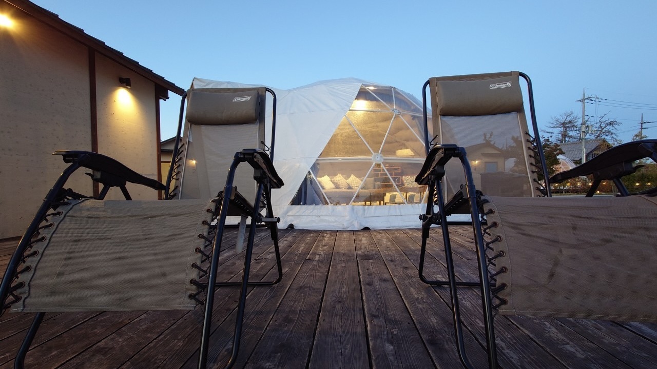 グランピングの写真